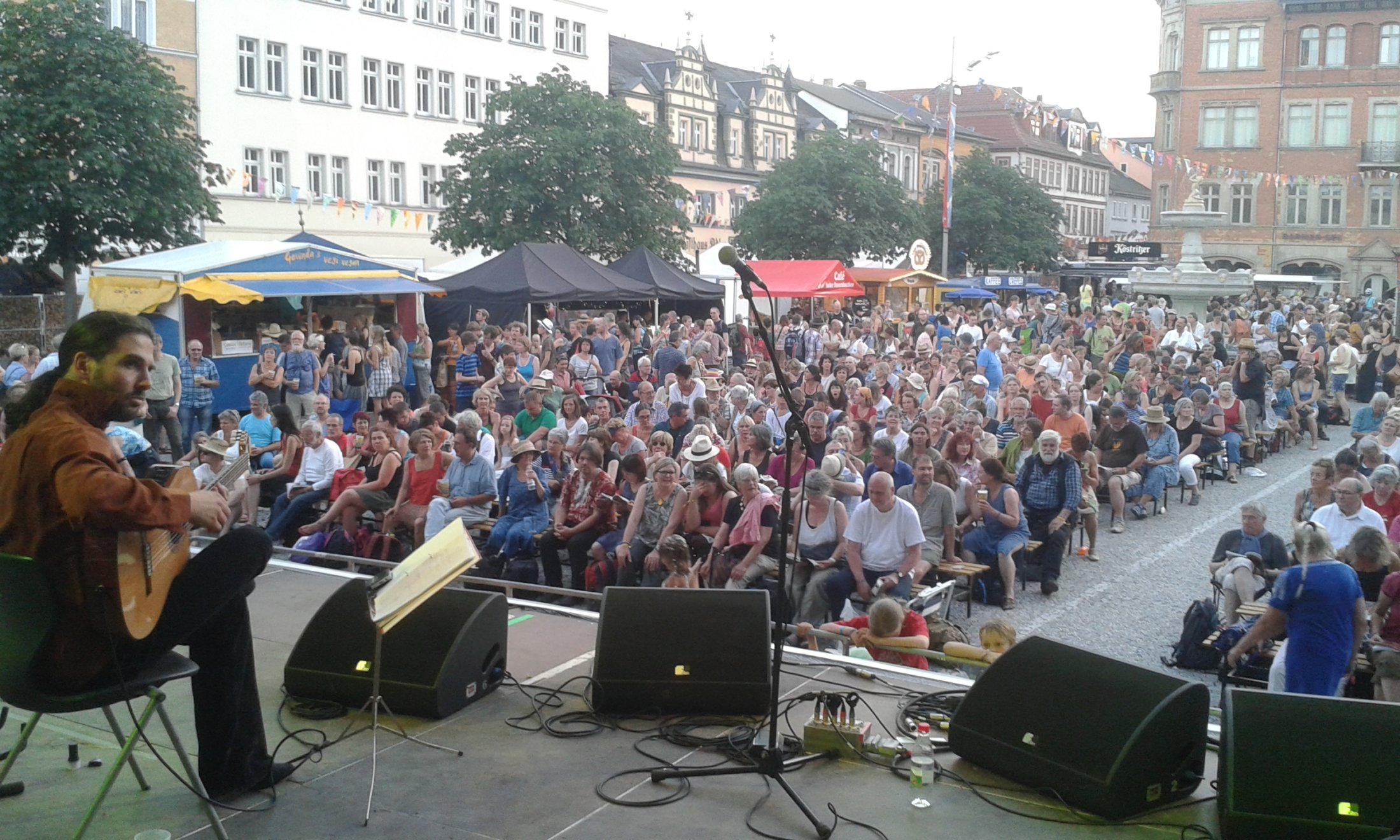 Rudolstadt 2014 (große Bühne, Soundcheck)