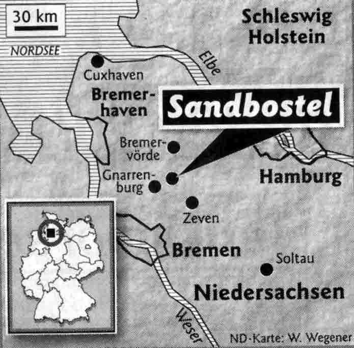 Karte Sandbostel